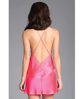 Satin Halterneck Slip