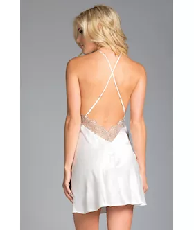Satin Halterneck Slip