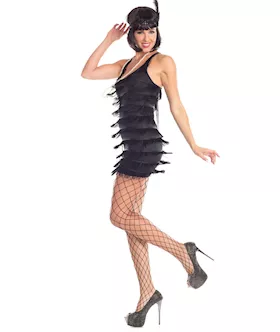 2 Piece Flirtatious Flapper - L/xl