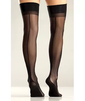 Cuban Heel Thigh Highs