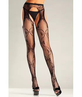 Bow Tie Beauty Pantyhose