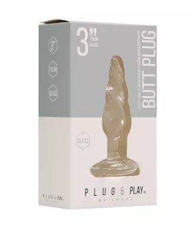 Butt Plug - Twisted - Glass