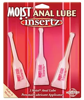 Insertz Anal Moist 10ml 3 Pk