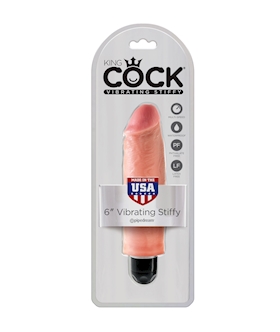 King Cock 6 In Vibrating Stiffy