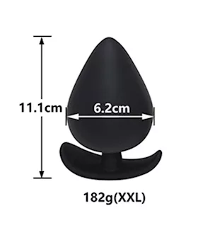 Black Ace Butt Plug Large