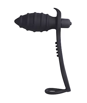 Butt Plug with Cock and Ball Ring