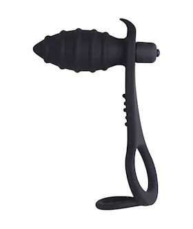 Butt Plug With Cock And Ball Ring