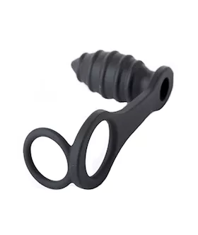 Double Duty Cock Ring And Anal Plug
