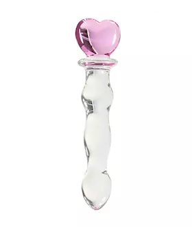 Heart Glass Dildo