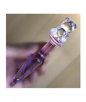 Teddy Teaser Glass Toy