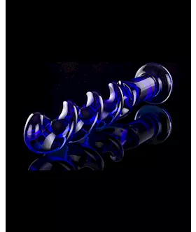 Twisted Pleasure Glass Dildo