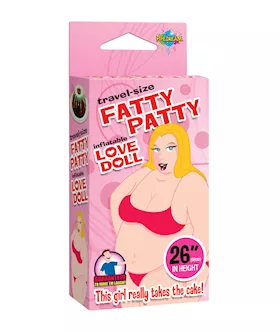 Travel Size Fatty Patty Blow Up Doll