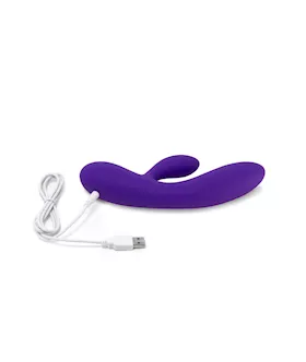 Feelztoys Lea Vibrator Medium Purple Glitter