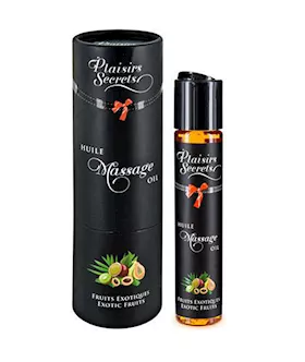 Plaisirs Secrets Massage Oil Exotic Fruits