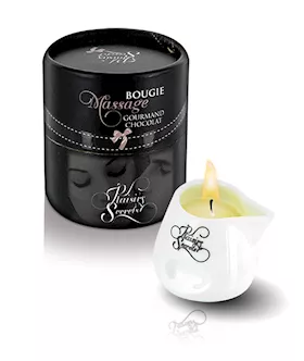 Plaisirs Secrets Massage Candle Chocolate