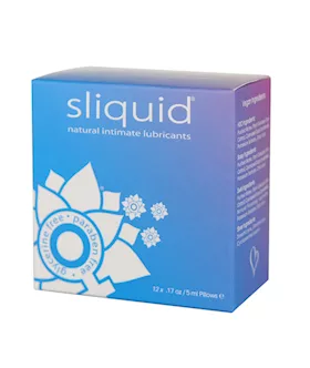 Sliquid Naturals Lube Cube -12 Sachet Sample Pack