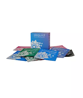 Sliquid Naturals Lube Cube -12 Sachet Sample Pack