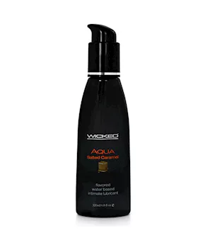 Wicked Aqua Salted Caramel Waterbased Lubricant 120 Ml