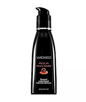 Wicked Aqua Cherry Cordial Waterbased Lubricant 60 Ml