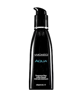 Wicked Aqua Fragrance Free Waterbased Lubricant