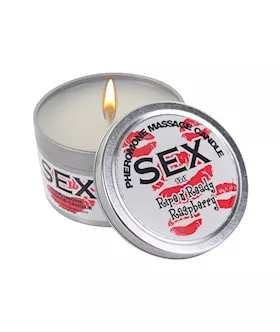 Soy Massage Candle Sex Ripe N Ready Raspberry