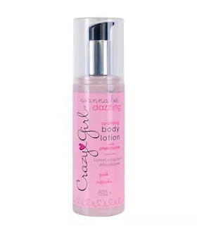 Crazy Girl Wanna Be Dazzling Sparkling Body Lotion Pink Cupcake