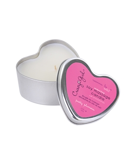 Crazy Girl Wanna Be Wild Soy Massage Candle Plumeria