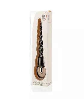 Adam & Eves Vibrating Silicone Anal Beads