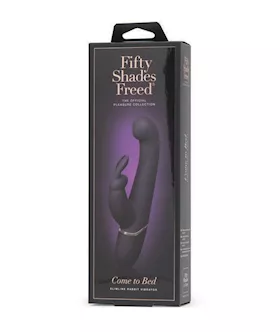 Fifty Shades Freed Come To Bed Rechargeable Slimline Rabbit Vibrator