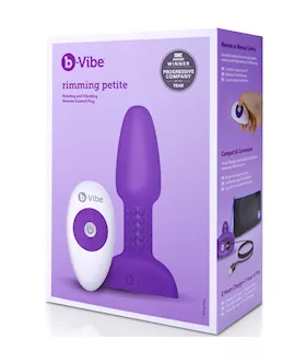 B-vibe Usb Rechargeable Petite Rimming Plug