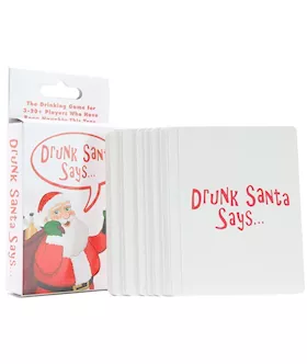 Drunk Santa Says  Drinking Card Game