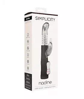 Nadine Rabbit Vibrator Rotating Dual Motors 8 Speeds