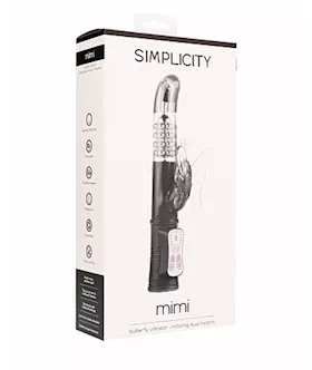 Mimi Butterfly Vibrator Rotating Dual Motors 8 Speeds