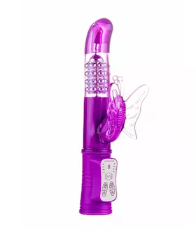 Mimi Butterfly Vibrator Rotating Dual Motors 8 Speeds