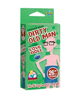 Travel Size Dirty Old Man Inflatable Doll
