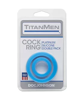 Titanmen - Silicone Cock Rings Double Pack 