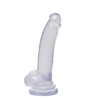 Basix 9 Inch Suction Cup With Dong Clear