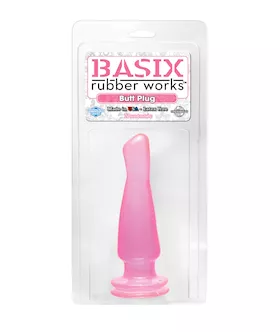 Basix 5 Inch Butt Plug Pink