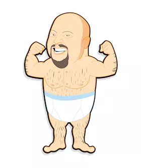 Travel Size Midget Man