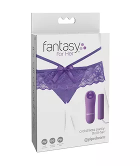 Fantasy For Her Crotchless Panty Thrill-her