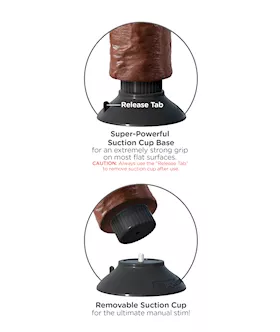 King Cock 7 Inch Vibrating Suction Cup Dildo