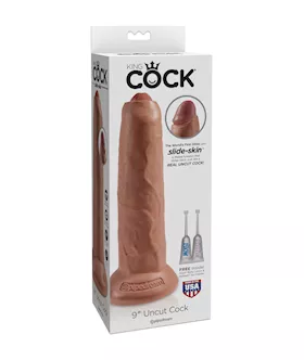King Cock 9 Inch Uncut Cock