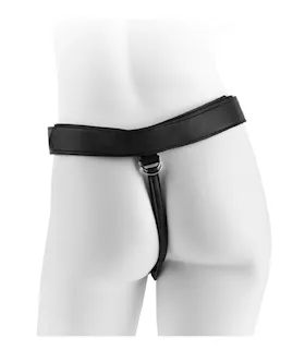 King Cock Strap-on Harness W 7 Inch Two Cocks One Hole