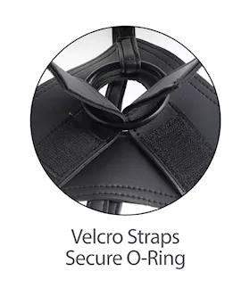 King Cock Strap-on Harness W 7 Inch Two Cocks One Hole