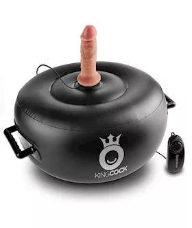 King Cock Vibrating Inflatable Hot Seat