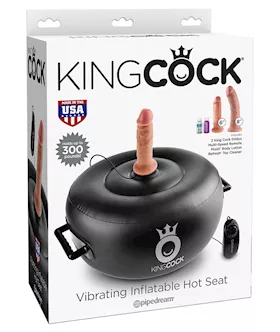 King Cock Vibrating Inflatable Hot Seat