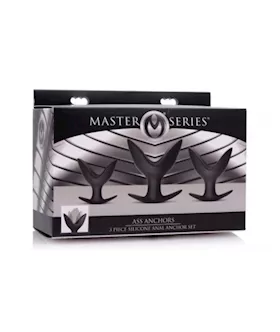 Ass Anchors 3 Piece Silicone Anal Anchor Set