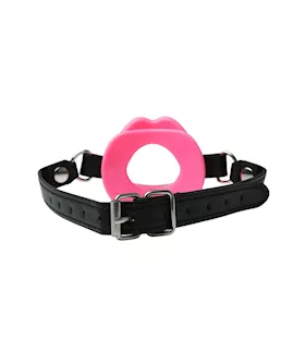 S And M Silicone Lips Mouth Gag