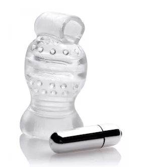 Clear Vibrating Penis Head Teaser