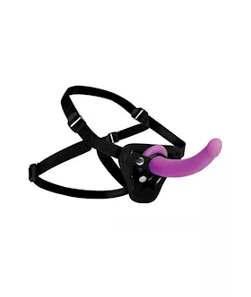 Navigator Silicone G-spot Dildo With Harness